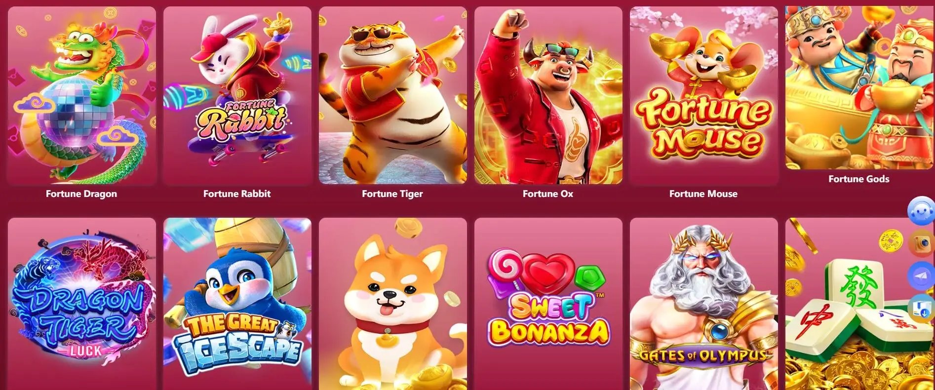 Casino table games and slot entertainment options available in the Game Center
